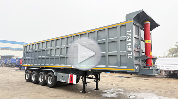4 Axle Tipper Semi Trailer for Sale in Dar es Salaam  