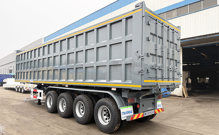 4 Axle Tipper Semi Trailer for Sale in Dar es Salaam  