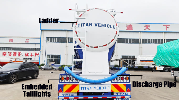 4 Axle Dry Bulker Cement Tanker Trailer Price for Sale in Tanzania
