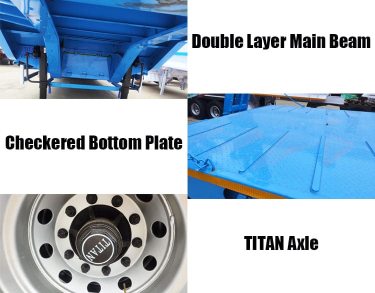 4 Axle 100 Ton Lowbed Trailer for Sale in Tanzania Dar es Salaam