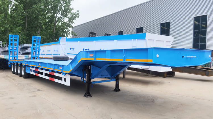 4 Axle 100 Ton Lowbed Trailer for Sale in Tanzania Dar es Salaam