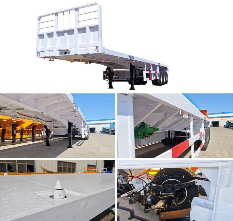 Superdoll Trailer Price VS TITAN 40Ft Flatbed Semi Trailer for Sale in Tanzania