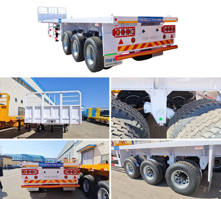 Superdoll Trailer Price VS TITAN 40Ft Flatbed Semi Trailer for Sale in Tanzania