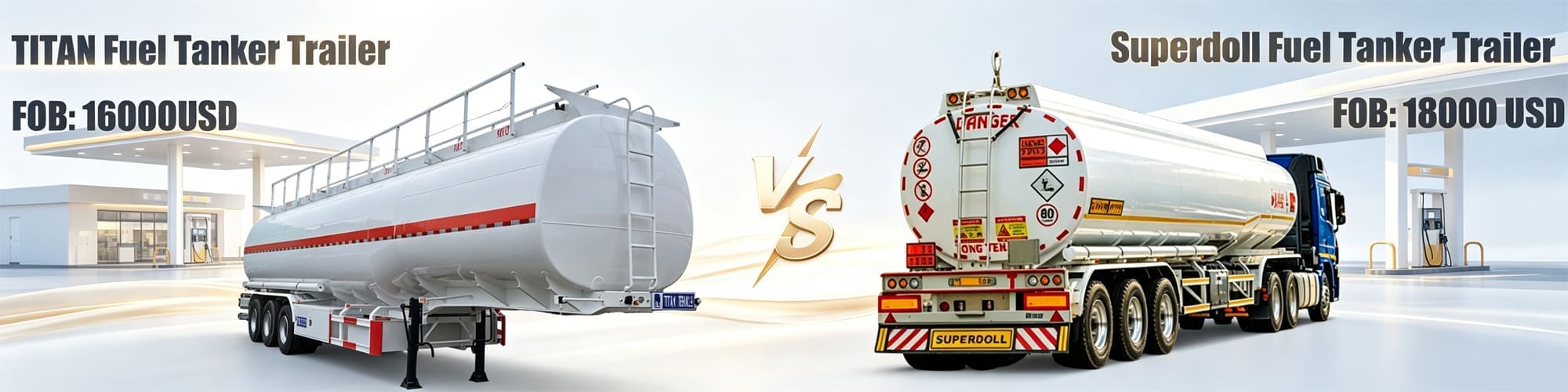 Superdoll Trailer Price in Tanzania VS TITAN 54000 L Fuel Tanker Semi Trailer for Sale  