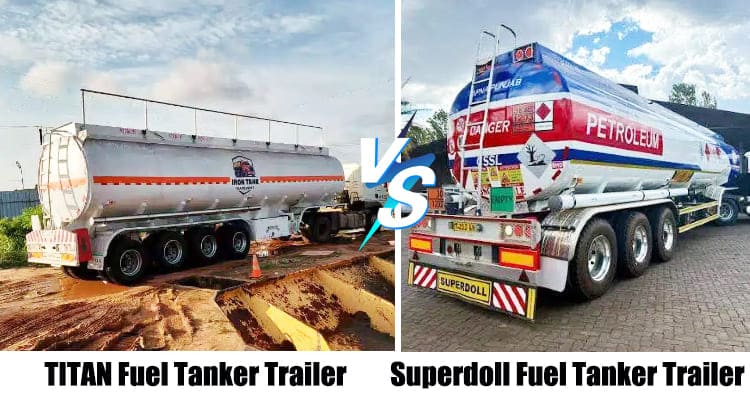Superdoll Trailer Price in Tanzania VS TITAN 54000 L Fuel Tanker Semi Trailer for Sale  