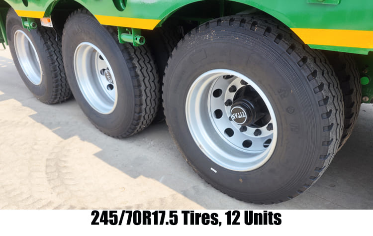 3 Axle Low Loader Semi Trailer Price for Sale in Tanzania