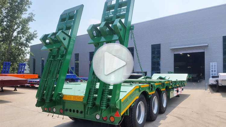 3 Axle Low Loader Semi Trailer Price for Sale in Tanzania
