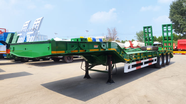 3 Axle Low Loader Semi Trailer Price for Sale in Tanzania