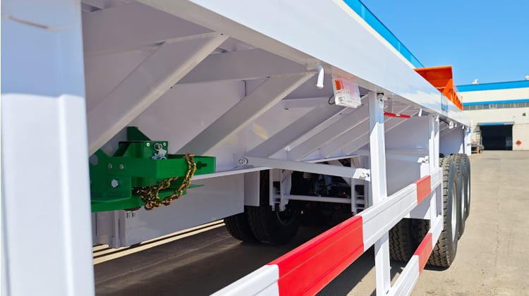China CIMC Trailer Manufacturer VS Titan Flatbed Trailers for Sale in Tanzania