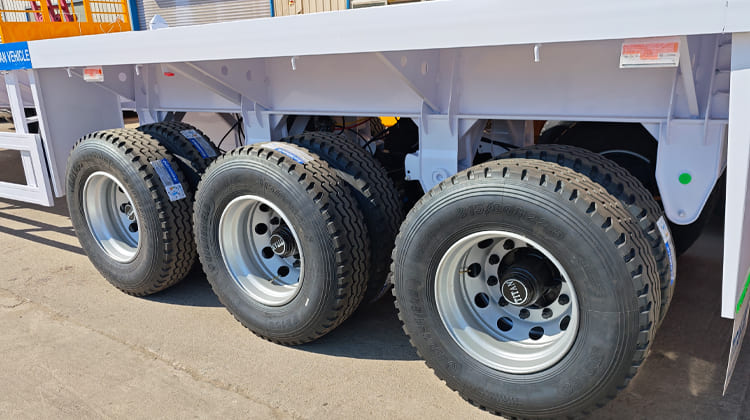 China CIMC Trailer Manufacturer VS Titan Flatbed Trailers for Sale in Tanzania