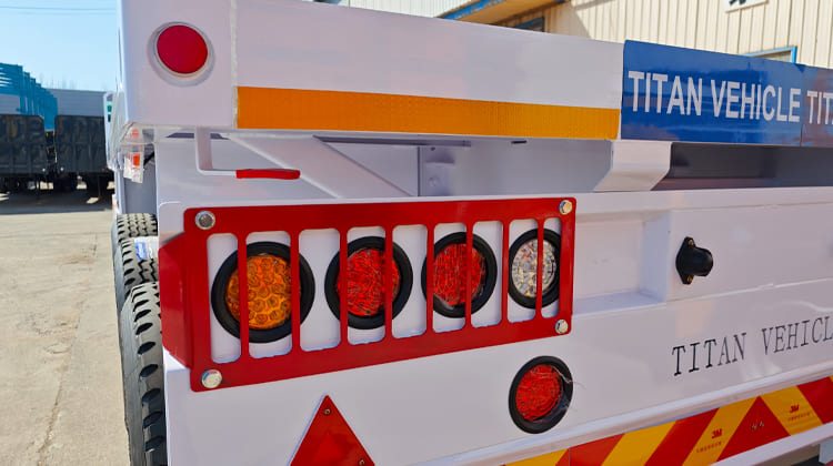 China CIMC Trailer Manufacturer VS Titan Flatbed Trailers for Sale in Tanzania