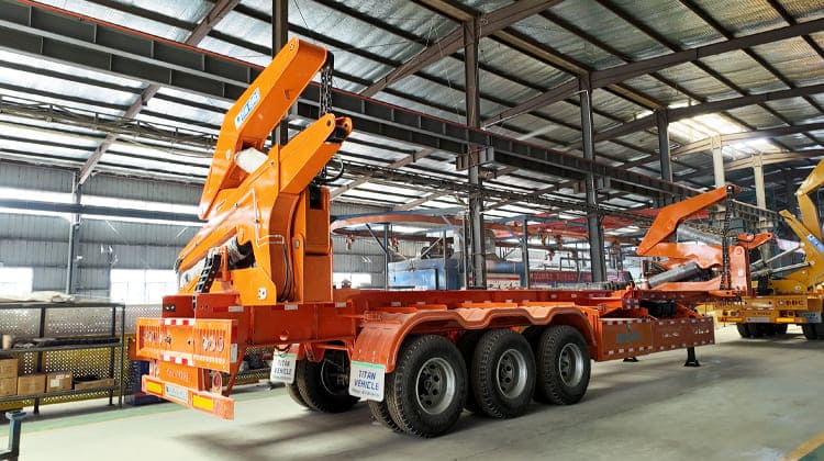 45 Ton Container Side Loader Trailer for Sale in Dar es Salaam