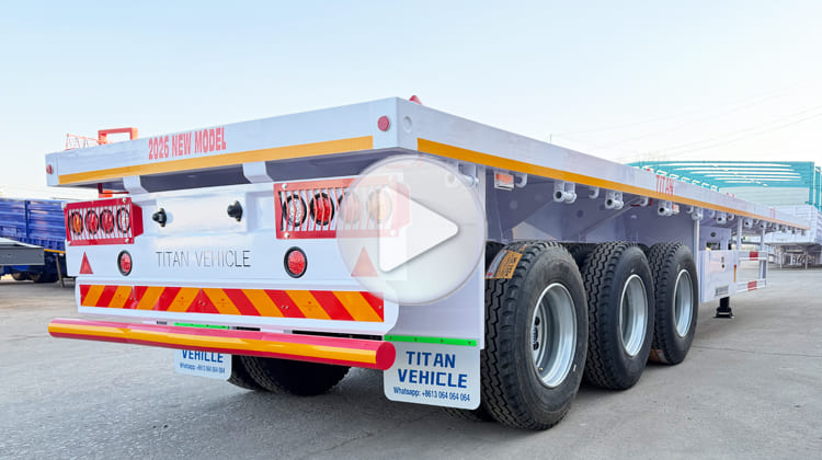 TITAN VS Superdoll 3 Axle Flatbed Trailer Prices for Sale in Tanzania