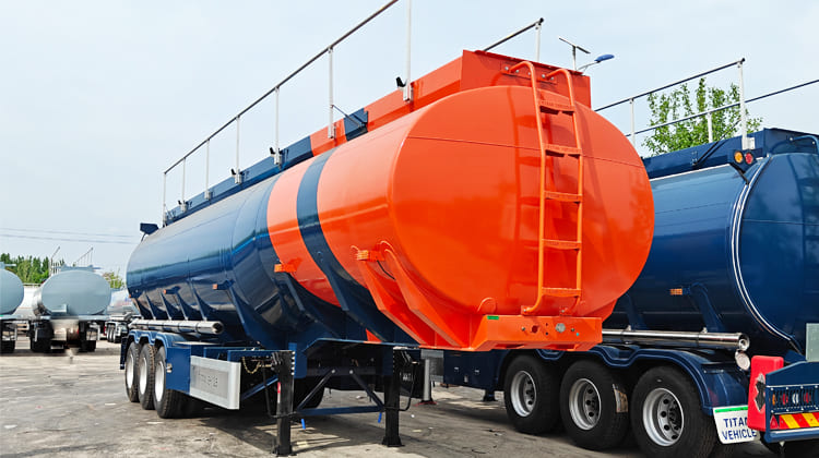Shandong Titan Fuel Tanker Semi Trailer VS Superdoll Dar es Salaam Manufacture Co T Ltd