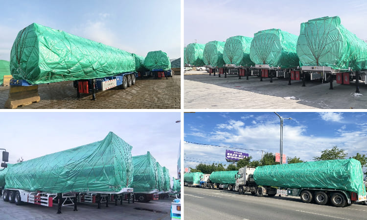 45000 Liters Oil Tanker Semi Trailer in Dar es Salaam Tanzania 