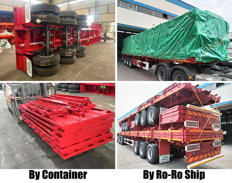 Tri axle Dropside Trailer for Sale in Tanzania