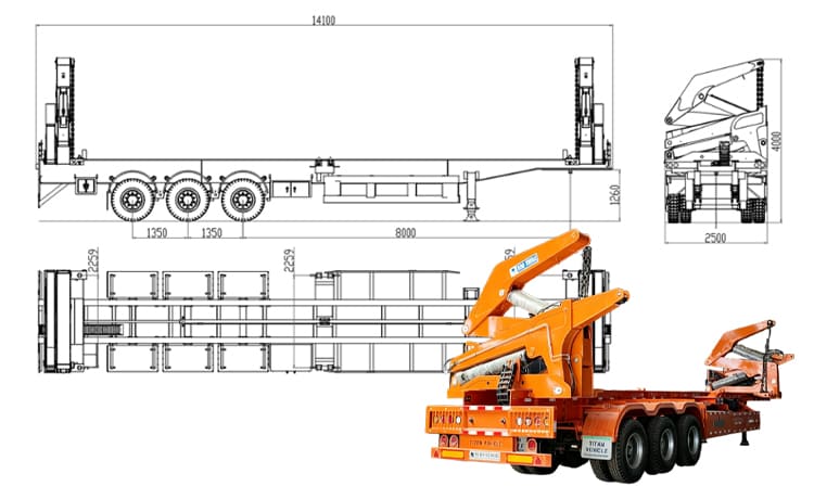 40Ft Side Loader Trailer Price for Sale in Dar es Salaam