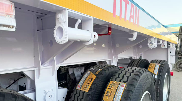 CIMC Semi Trailer VS Titan Flatbed Semi Trailer for Sale in Tanzania