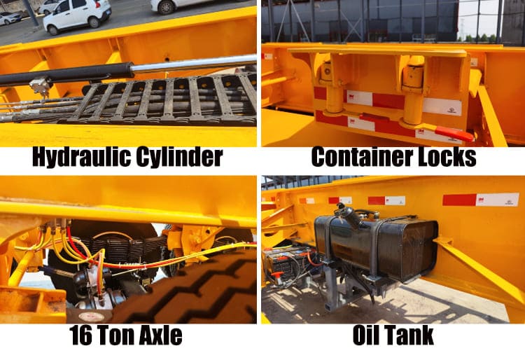 45 Ton CN Hammar Container Side Lifter Trailer for Sale in Tanzania