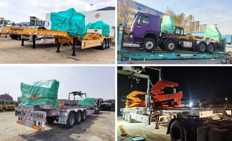 45 Ton CN Hammar Container Side Lifter Trailer for Sale in Tanzania