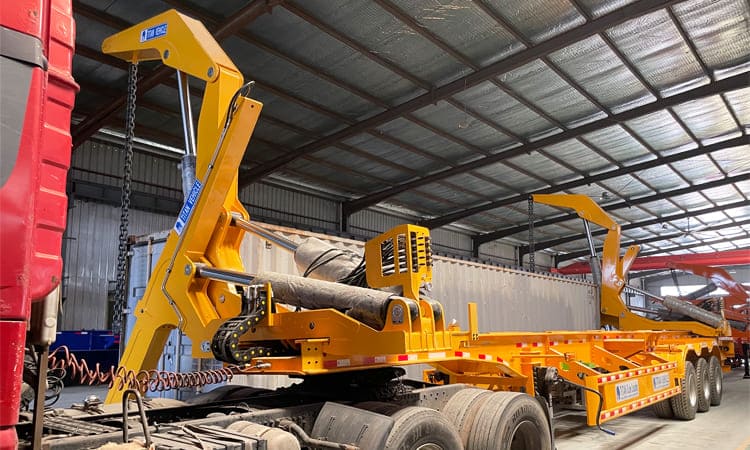 37 Ton Container Side Loader Trailer Truck in Dar es Salaam