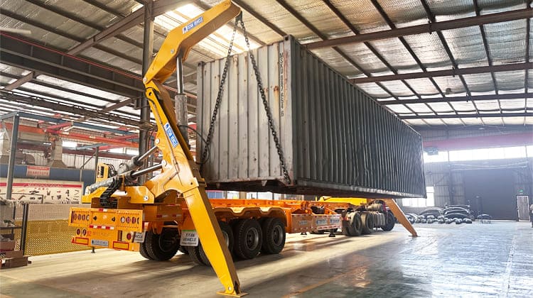 37 Ton Container Side Loader Trailer Truck in Dar es Salaam