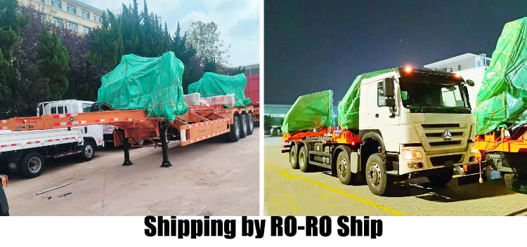 37 Ton Container Side Loader Trailer Truck in Dar es Salaam