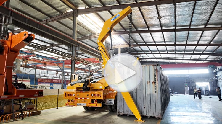 37 Ton Container Side Loader Trailer Truck in Dar es Salaam