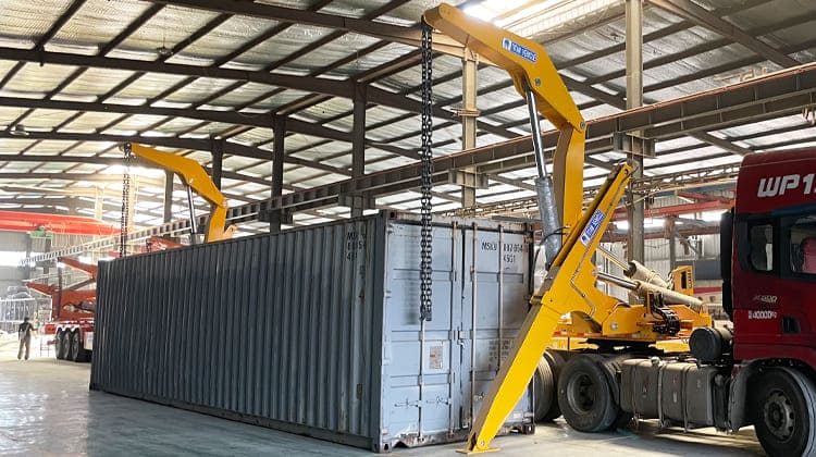 37 Ton Container Side Loader Trailer Truck in Dar es Salaam