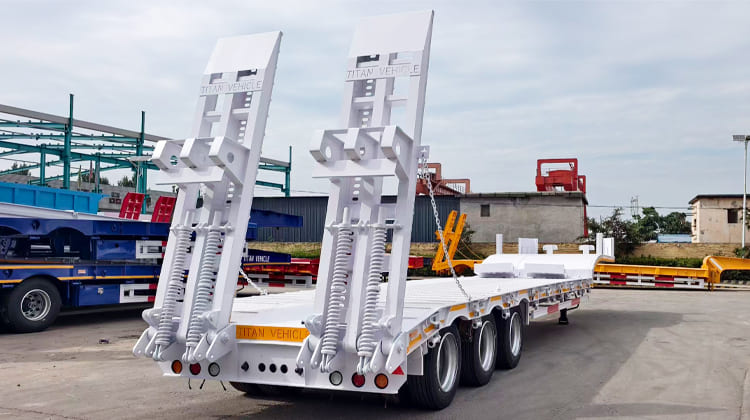 3 Axle Semi Low Bed Trailer Price for Sale in Tanzania