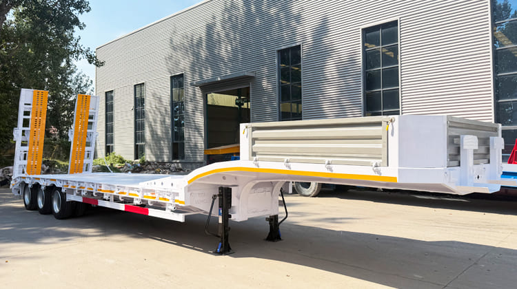3 Axle Semi Low Bed Trailer Price for Sale in Tanzania
