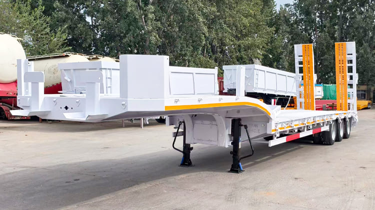 3 Axle Semi Low Bed Trailer Price for Sale in Tanzania