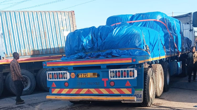 40 Foot Tri Axle Flat Deck Semi Trailer for Sale in Zambia