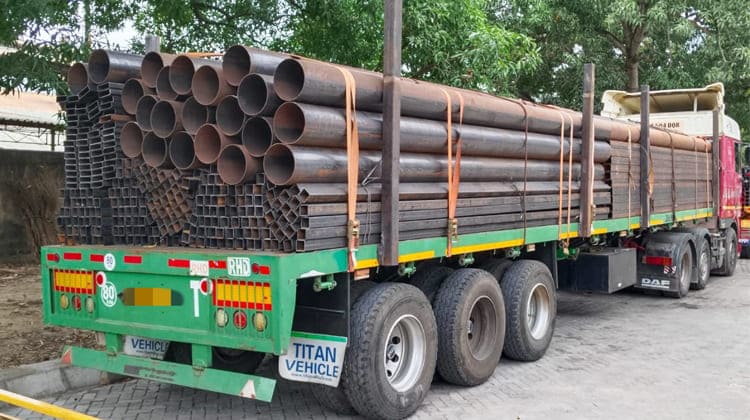 Best 3 Axle 40Ft Flatbed Semi Trailer for Sale in Zambia