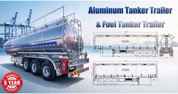 Fuel Tanker Trailer | Aluminum Tanker Trailer in Tanzania