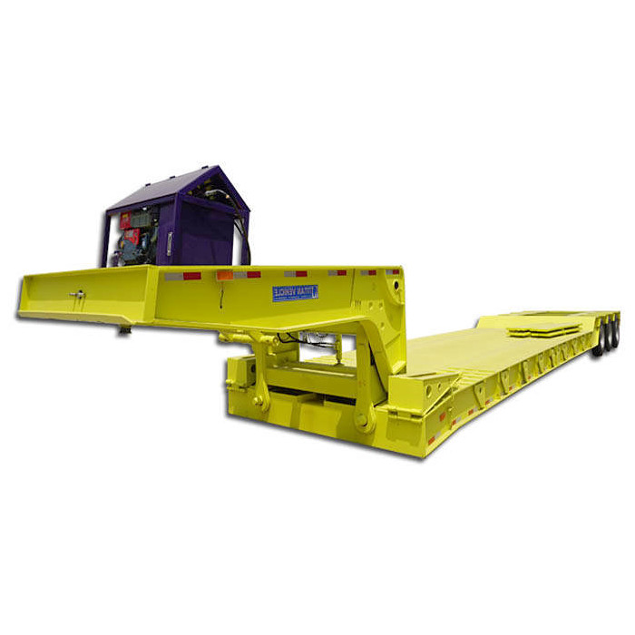 120T Heavy Duty Detachable Gooseneck Trailer