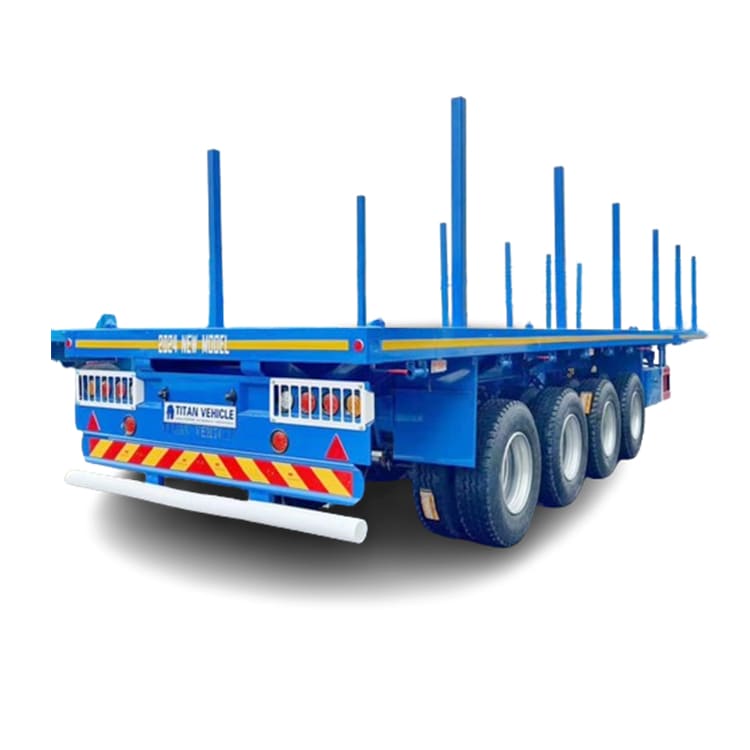 New Flatbed Semi Truck Trailer