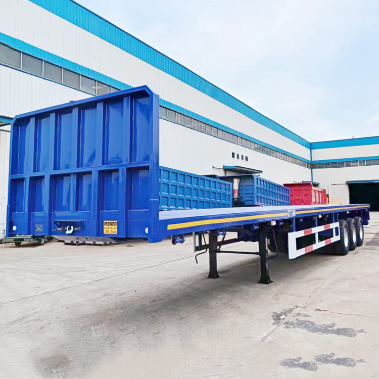 2024 New Flatbed Truck Trailer 
