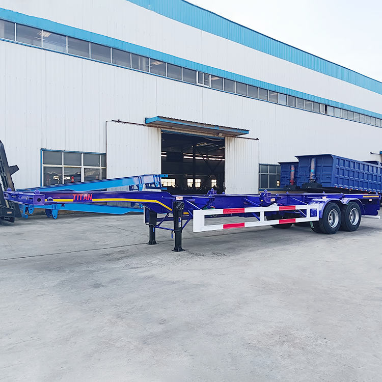  2 Axle 40Ft Skeleton Trailer