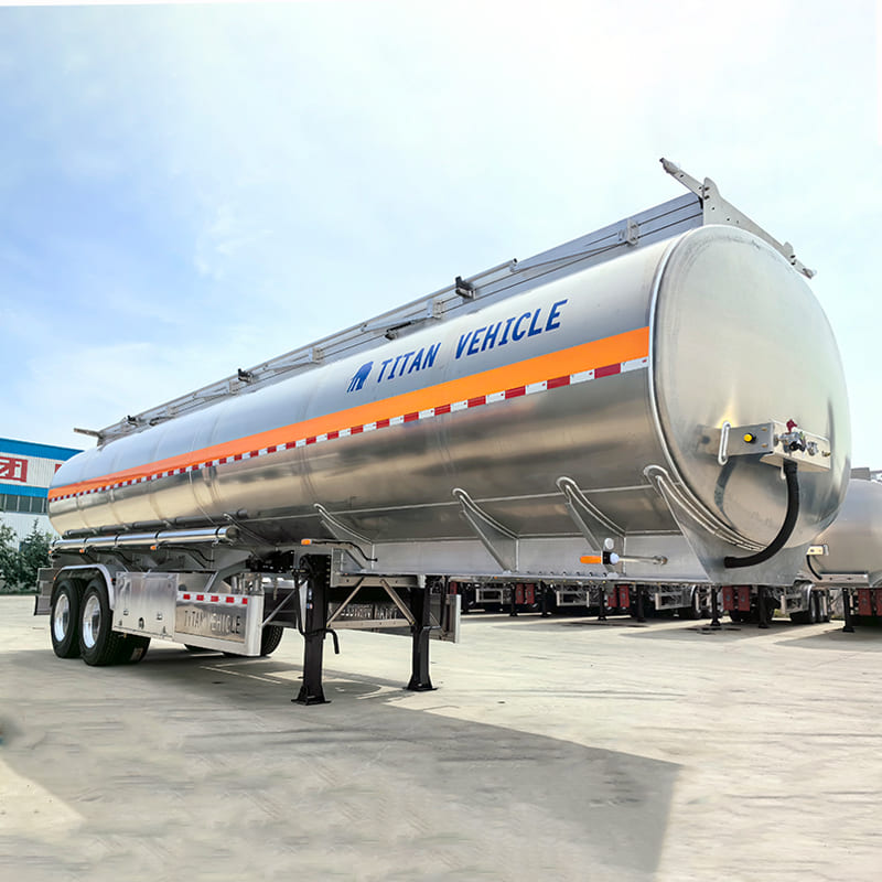 2 Axle Aluminum Fuel Tanker Trailer