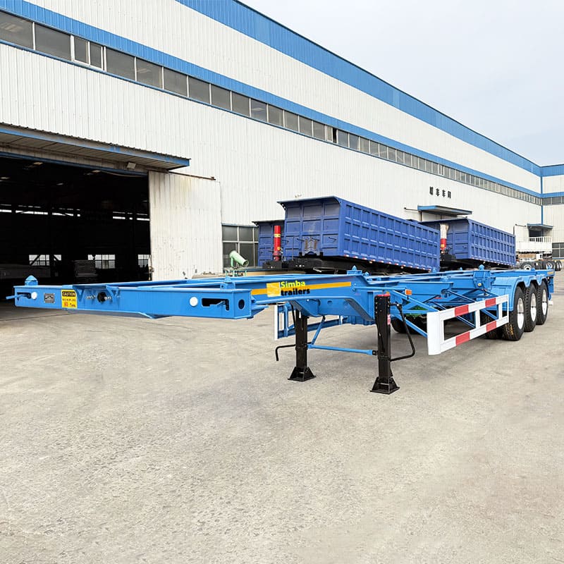 Simba Tri Axle Skeletal Trailer