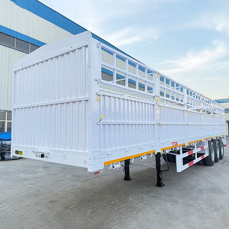 New 80 Ton Fence Cargo Semi Trailer