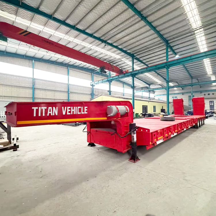 4 Line 8 Axle Low Loader Trailer