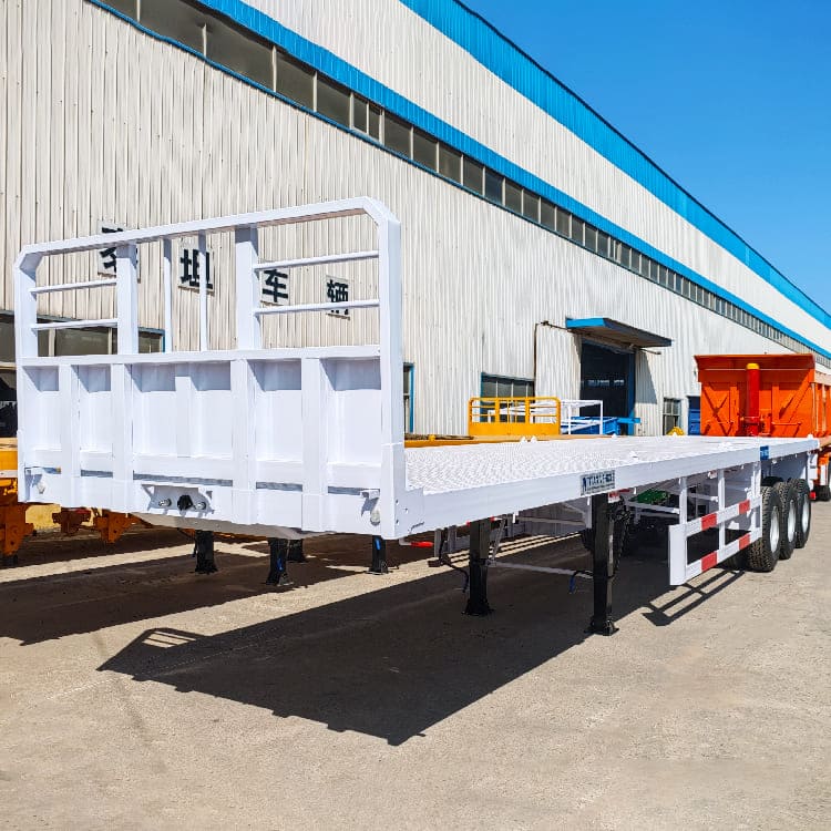 3 Axle 40 Ft Flatbed Semi Trailer