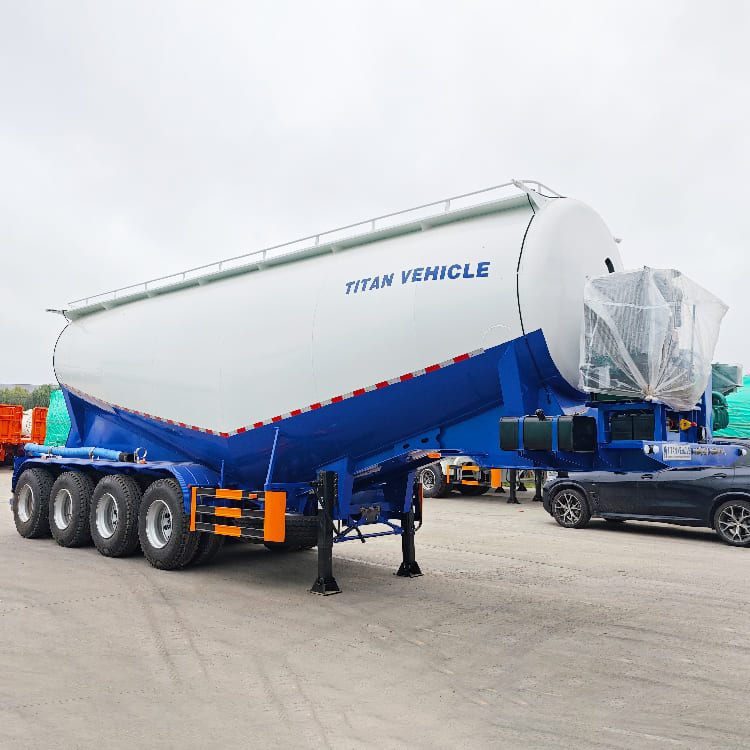4 Axle Dry Bulker Cement Trailer