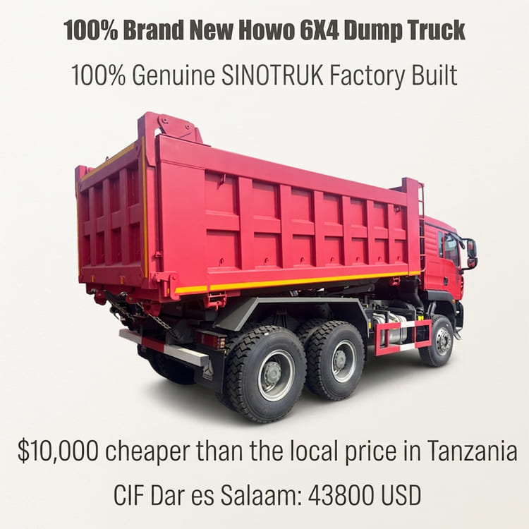Sinotruck Howo 6x4 Dump Truck