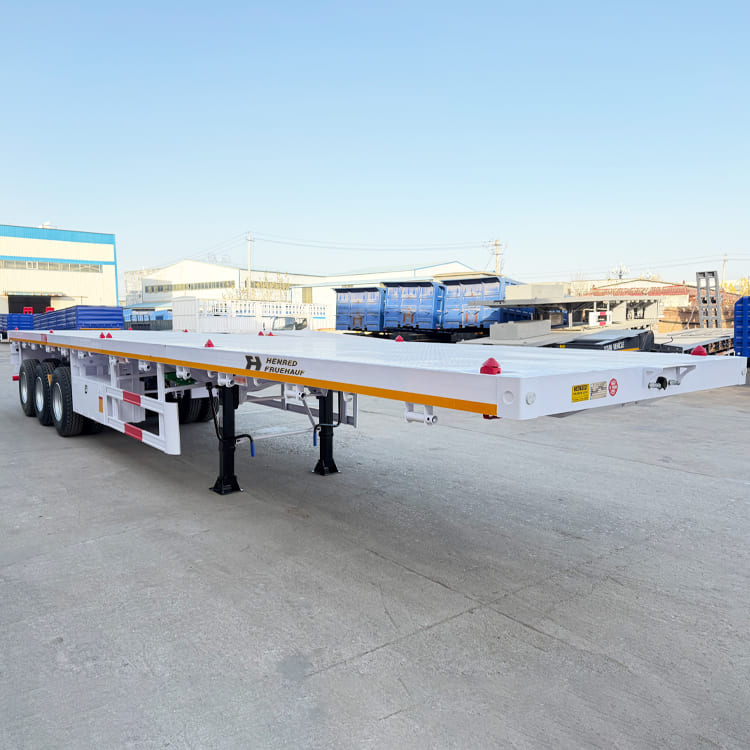 Henred Fruehauf Tri Axle Flat Deck Trailer