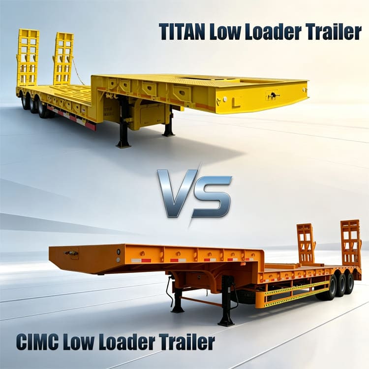 CIMC VS Titan Low Loader Semi Trailer