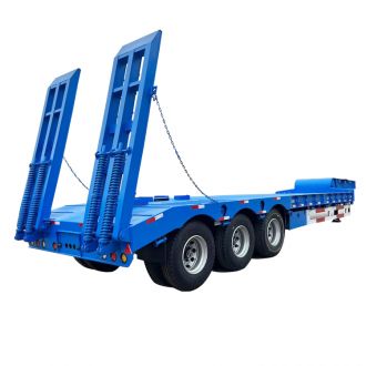 60 Ton Low Bed Trailer With Ramp