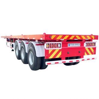 12M Semi Flatbed Tri Axle Trailer 